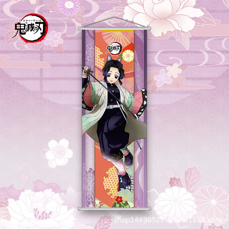 Nezuko Scroll Poster – Demon Slayer Anime Wall Art