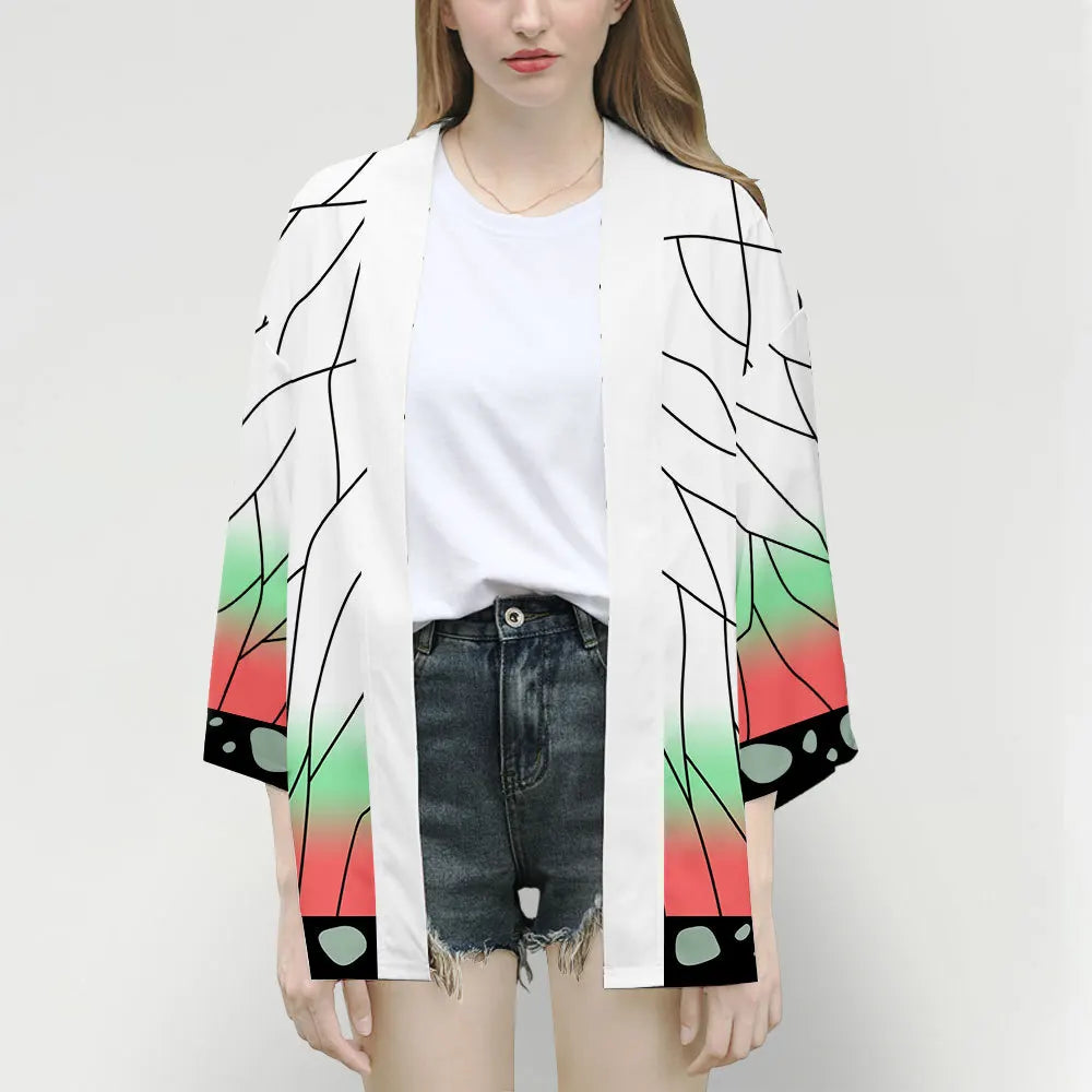 Tanjiro & Nezuko Haori Kimono Cardigan – Demon Slayer