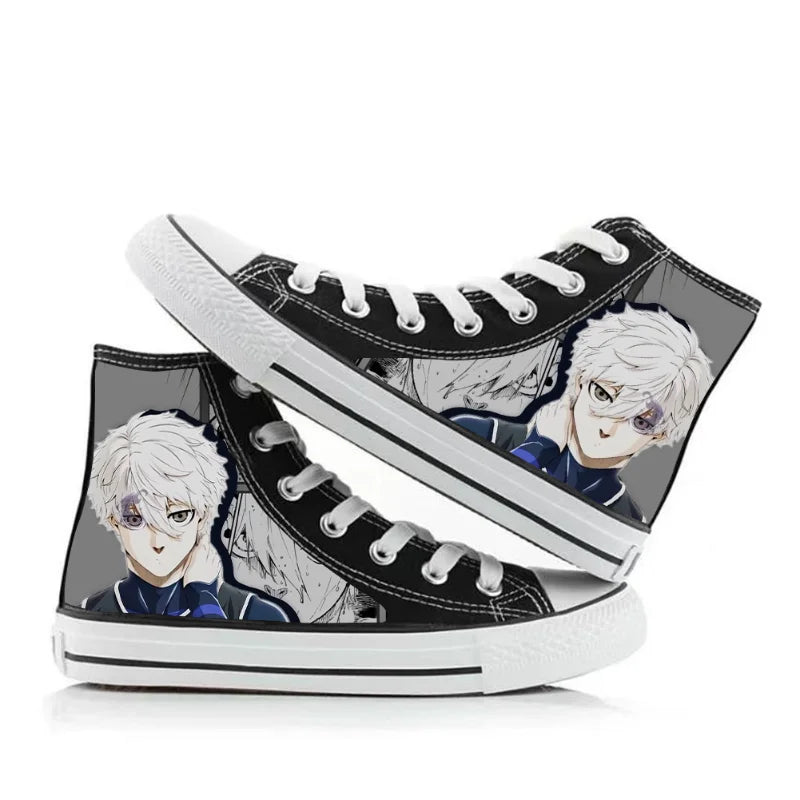 Blue Lock Bachira Sneakers – Anime High-Top Shoes