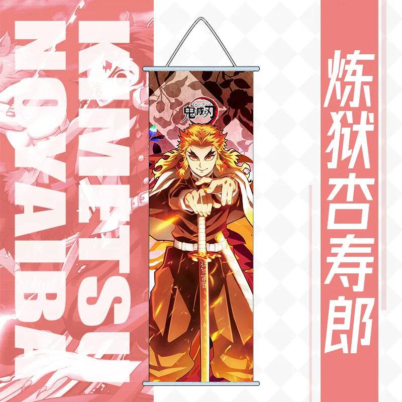 Nezuko Scroll Poster – Demon Slayer Anime Wall Art