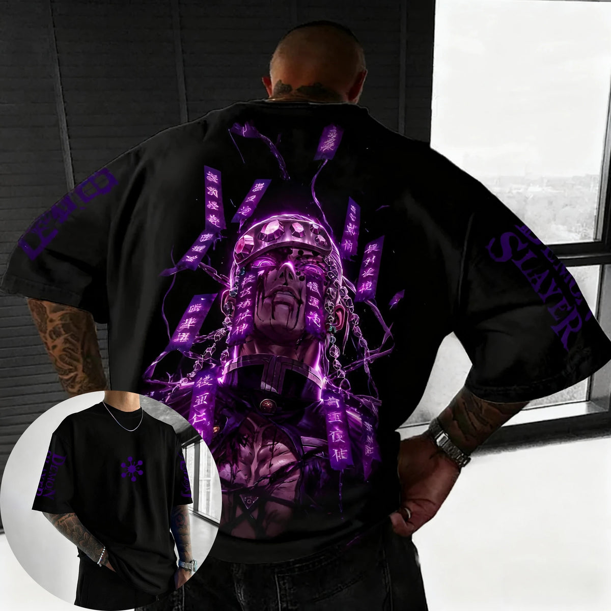 Demon Slayer Co-Branded T-Shirt – Harajuku Anime Tee