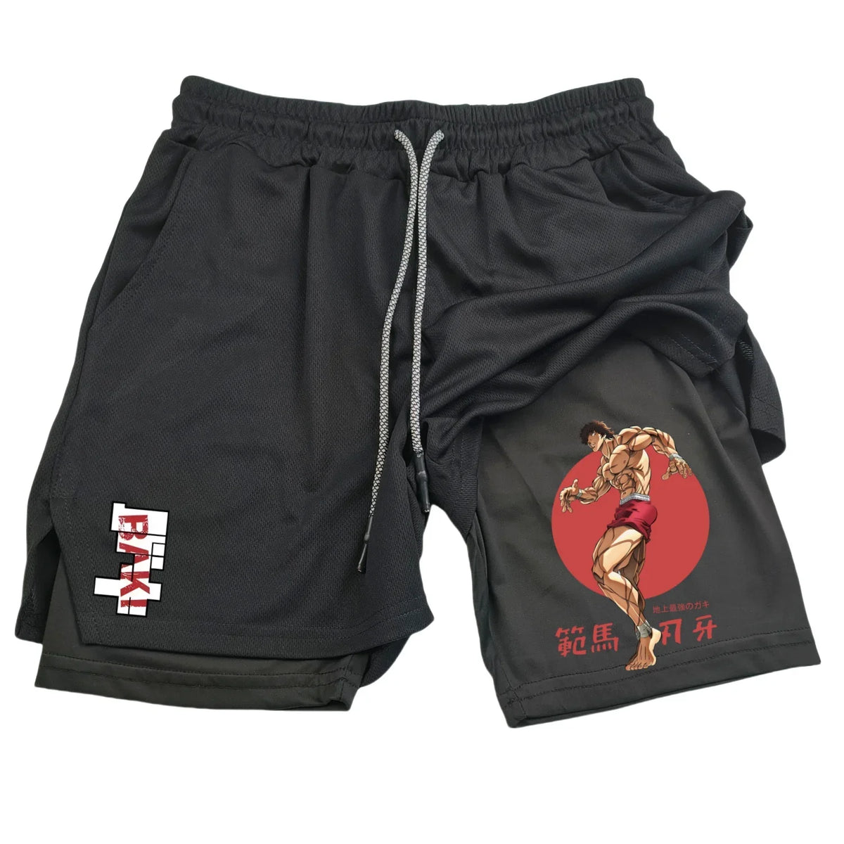 Baki Hanma Gym Shorts – Anime Fitness Shorts