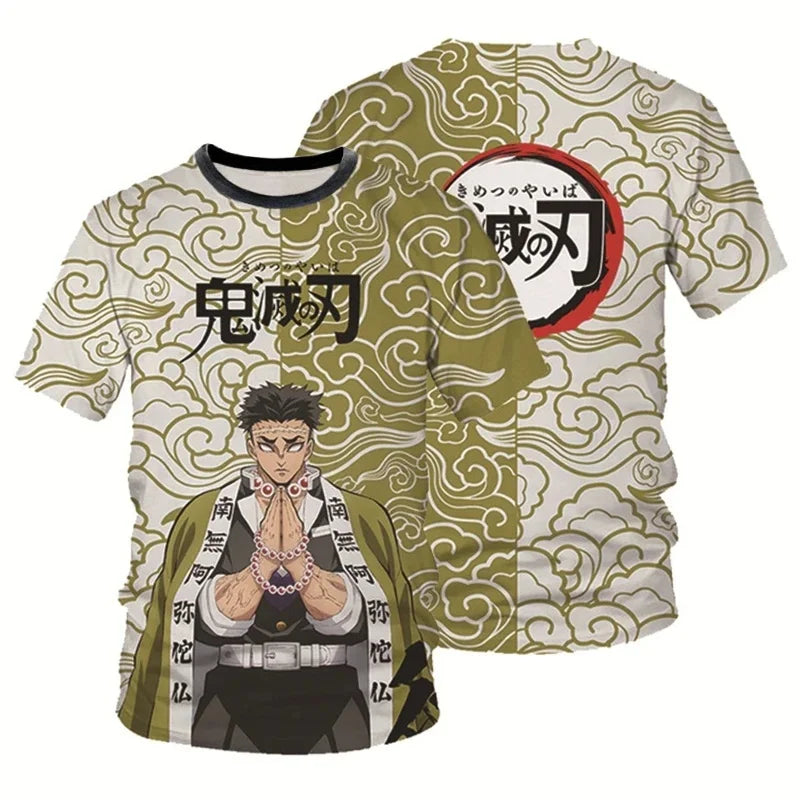 Demon Slayer 3D T-Shirt – Parent & Child Anime Tee