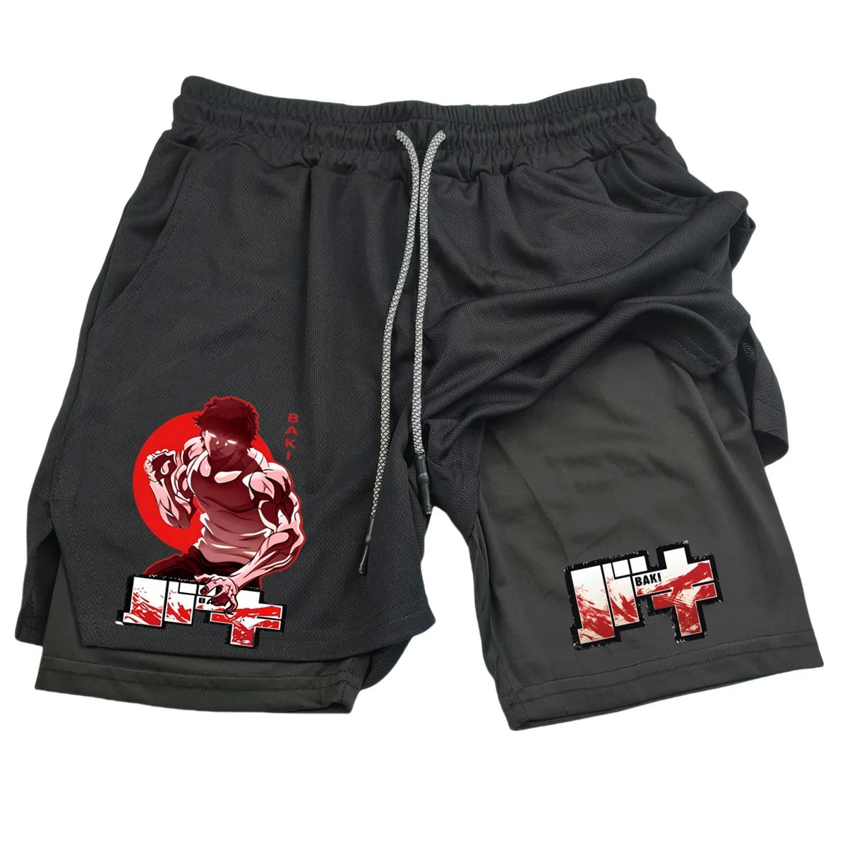 Baki Hanma Gym Shorts – Anime Fitness Shorts