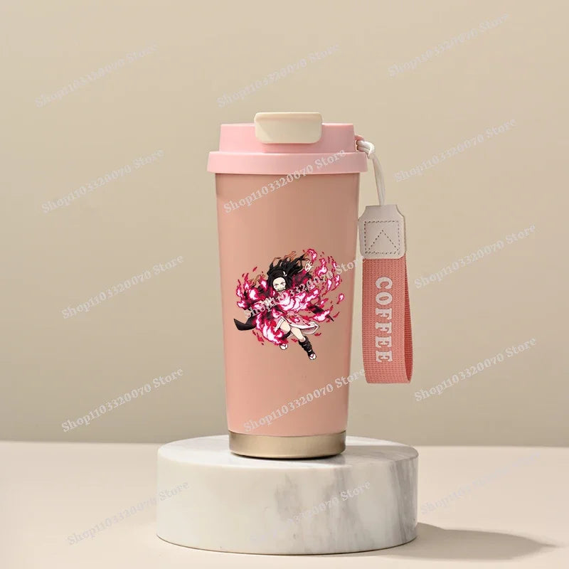Demon Slayer Stainless Steel Tumbler – Anime Water Bottle