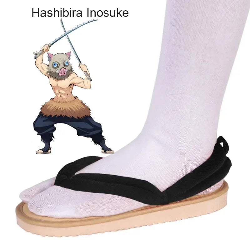 Demon Slayer Geta Clogs – Tanjiro & Nezuko Cosplay Sandals