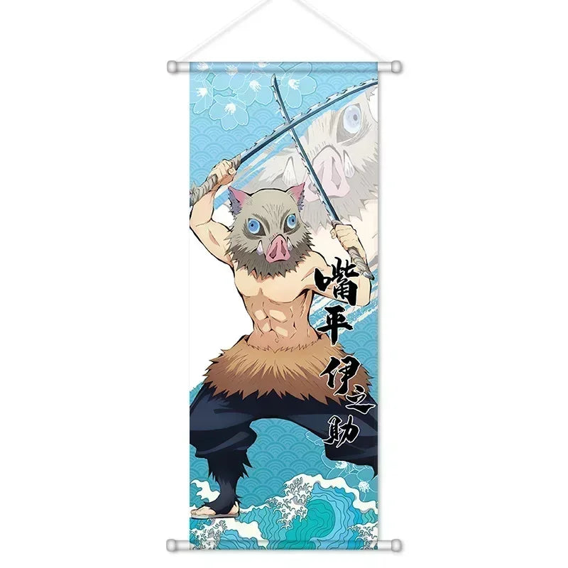 Demon Slayer Wall Art Canvas – Tanjiro & Nezuko Poster