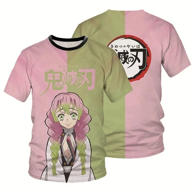 Demon Slayer 3D T-Shirt – Parent & Child Anime Tee