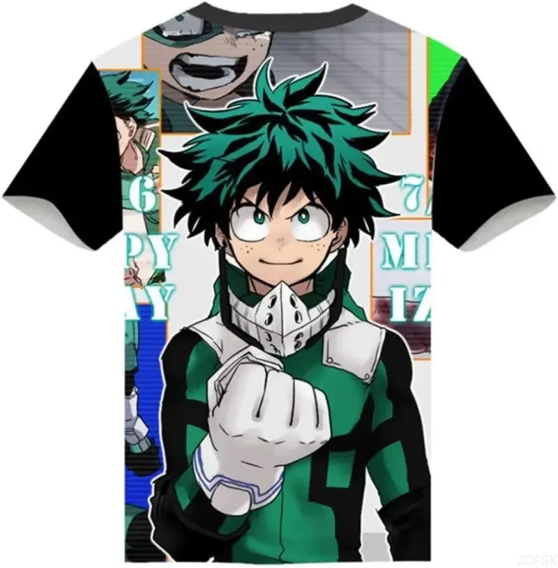 My Hero Academia T-Shirt – 3D Print Anime Tee