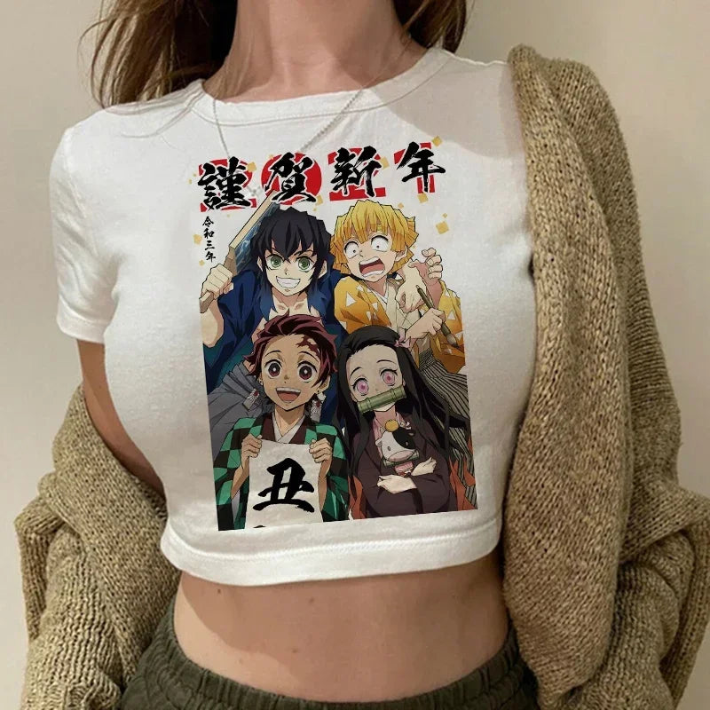Demon Slayer Nezuko Crop Top