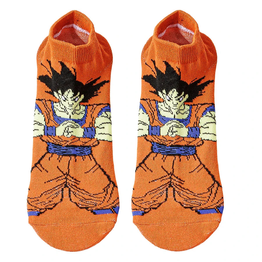 Anime Ankle Socks – 5 Pairs Cartoon Pack