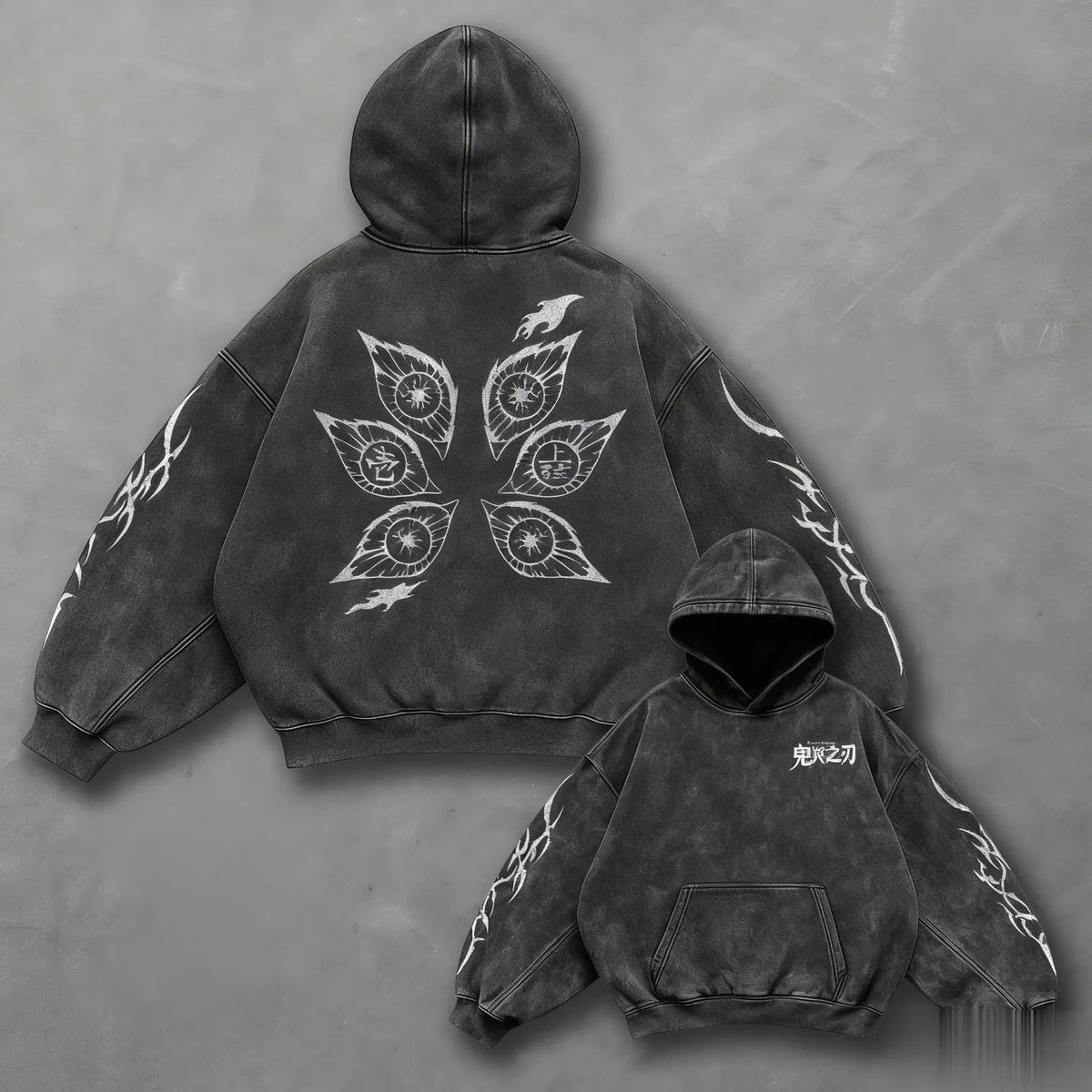 Demon Slayer Harajuku Vintage Hoodie