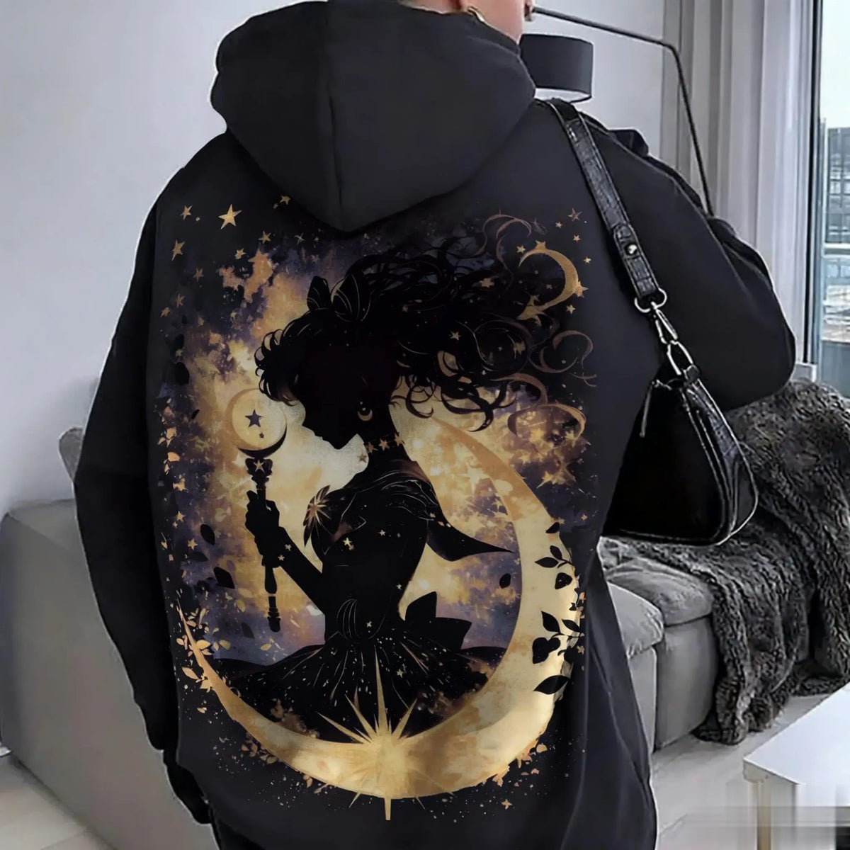 Sailor Moon Oversized Vintage Hoodie