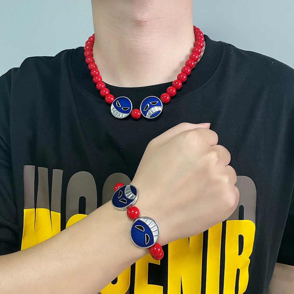 Portgas D. Ace Red Beads Necklace – One Piece Cosplay