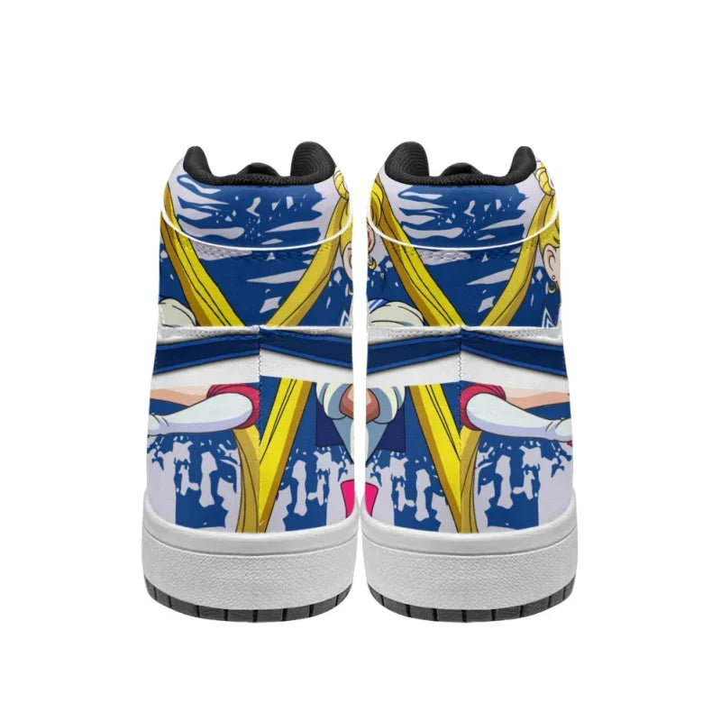 Usagi Tsukino High-Top Sneakers – Sailor Moon Anime Shoes