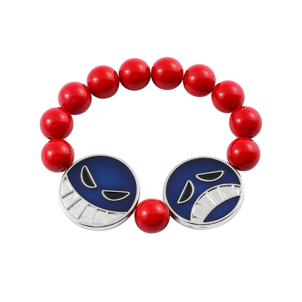 Portgas D. Ace Red Beads Necklace – One Piece Cosplay