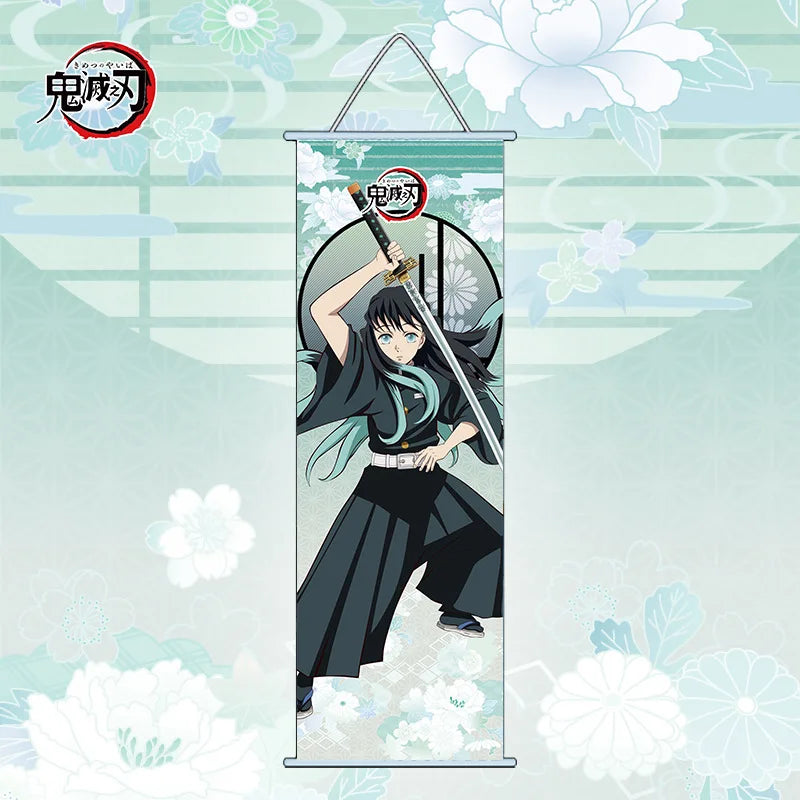Nezuko Scroll Poster – Demon Slayer Anime Wall Art
