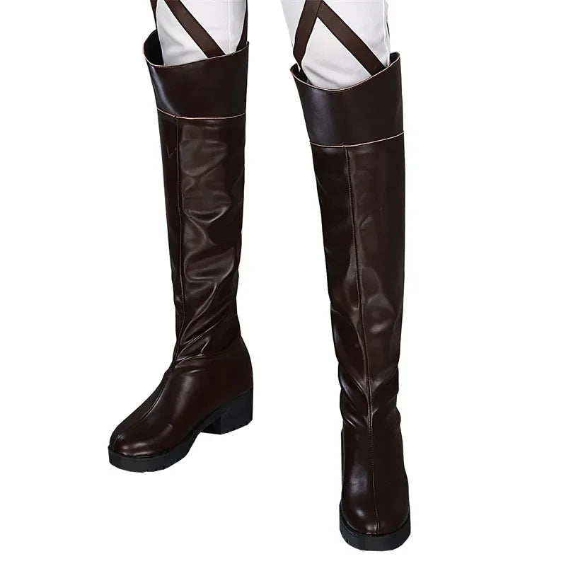 Eren Jaeger Cosplay Shoes – Attack on Titan Anime Boots