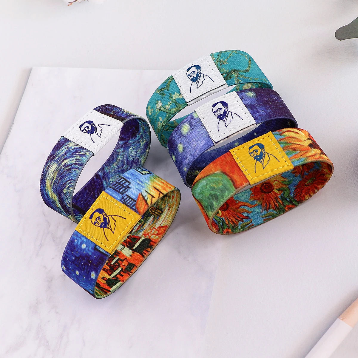 Van Gogh Art Stretch Wristband Bracelet