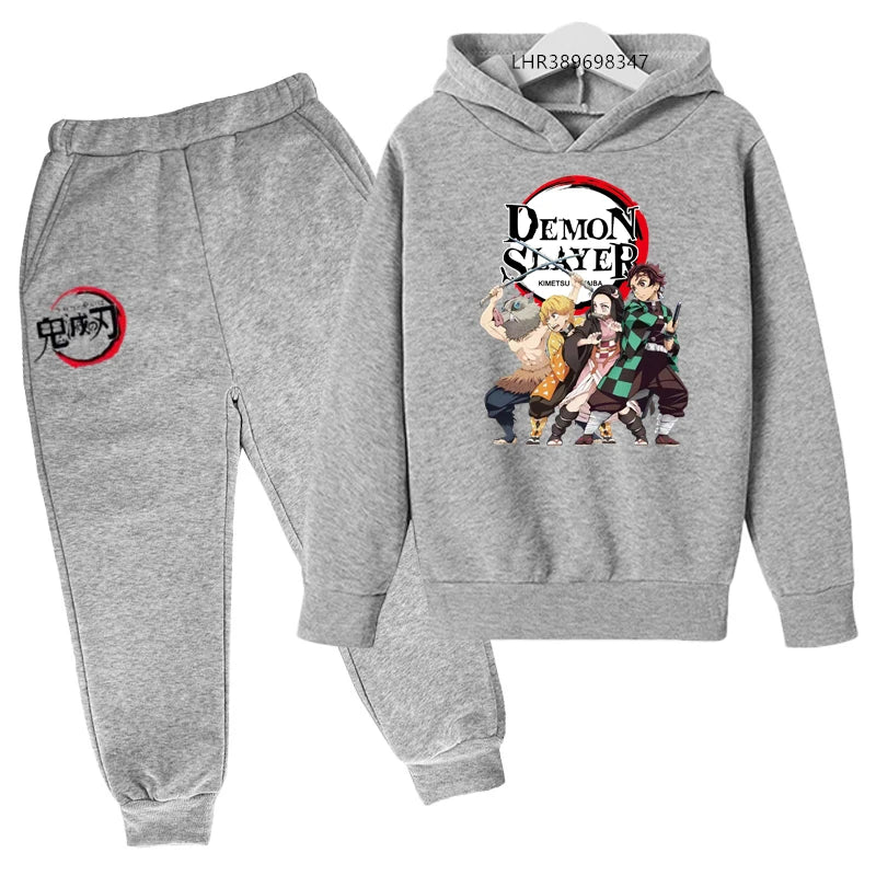 Anime Ninja Kids Hoodie & Pants Set