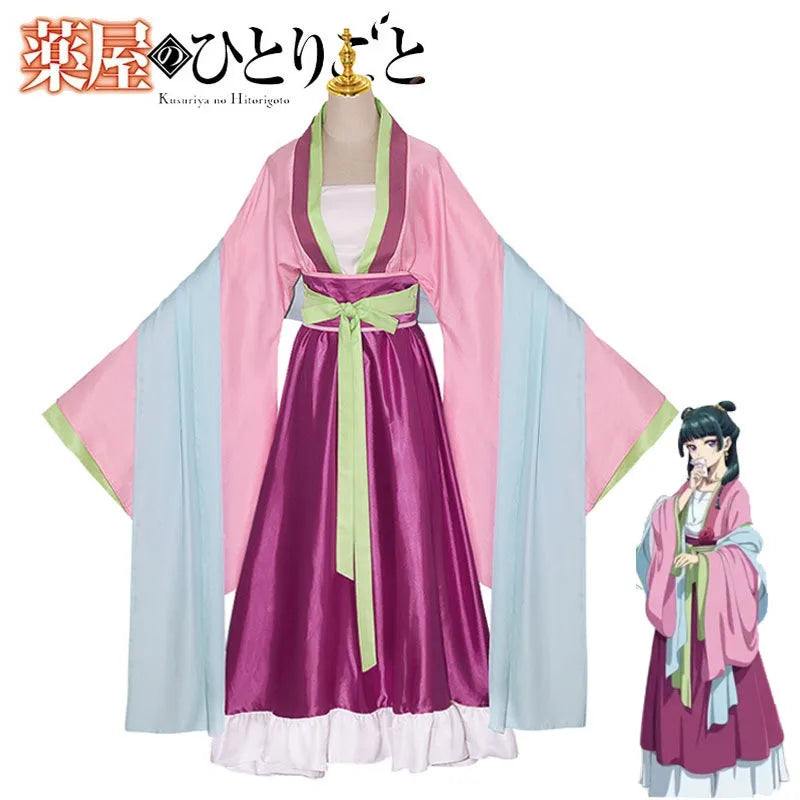 Maomao Cosplay Costume with Wig – The Apothecary Diaries