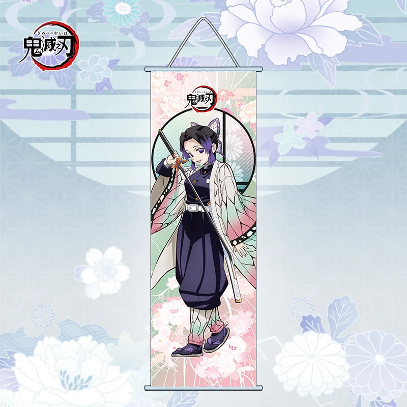 Nezuko Scroll Poster – Demon Slayer Anime Wall Art