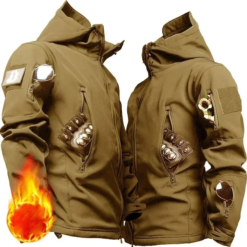 Men's Waterproof Tactical Winter Jacket