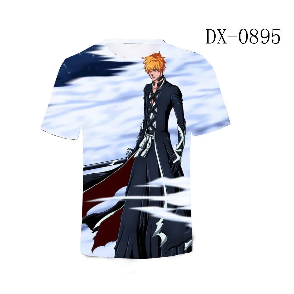 Bleach 3D Print T-Shirt – Anime Streetwear Tee