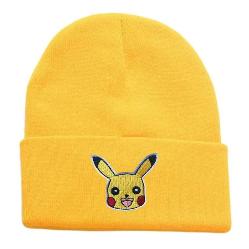Pokémon Embroidered Beanie – Anime Winter Hat