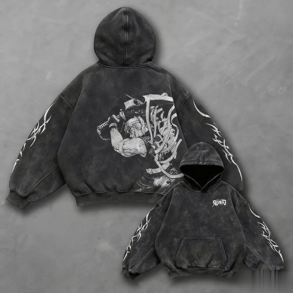 Demon Slayer Harajuku Vintage Hoodie