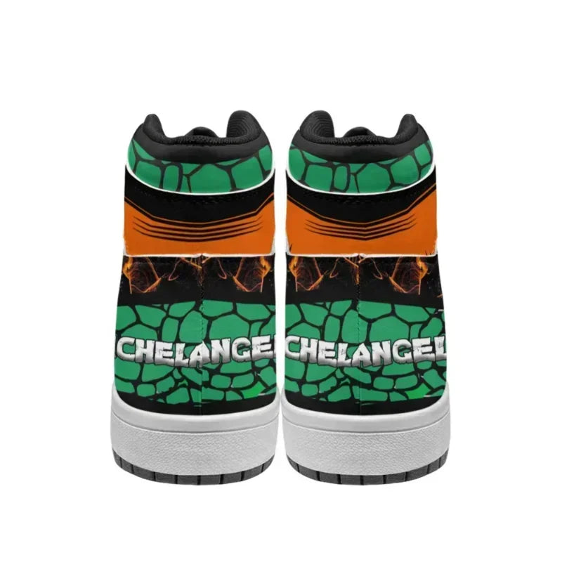 TMNT High-Top Sneakers – Ninja Turtles Anime Shoes
