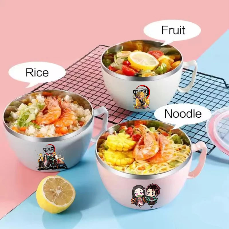 Demon Slayer Stainless Steel Noodle Bowl