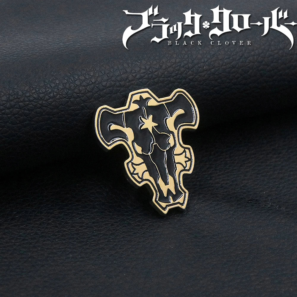 Asta Black Bull Enamel Pin – Black Clover Anime Brooch