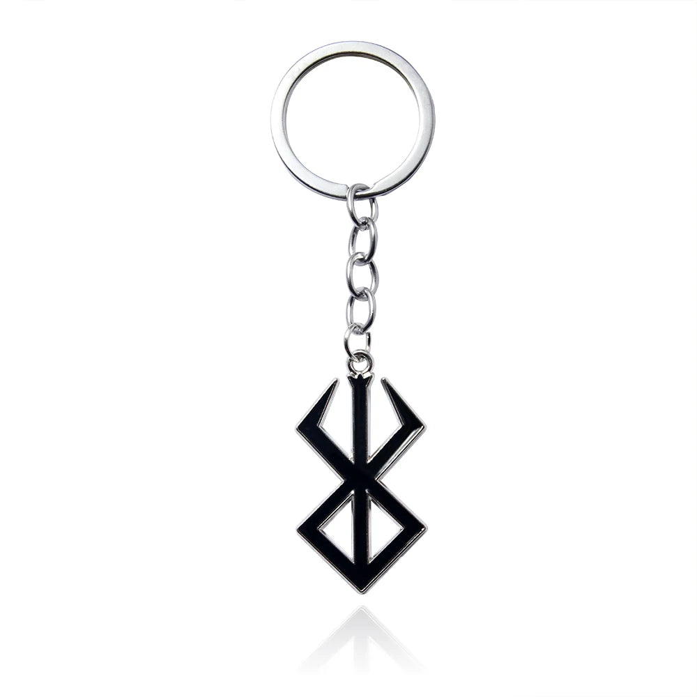 Guts Brand Keychain – Berserk Anime Pendant