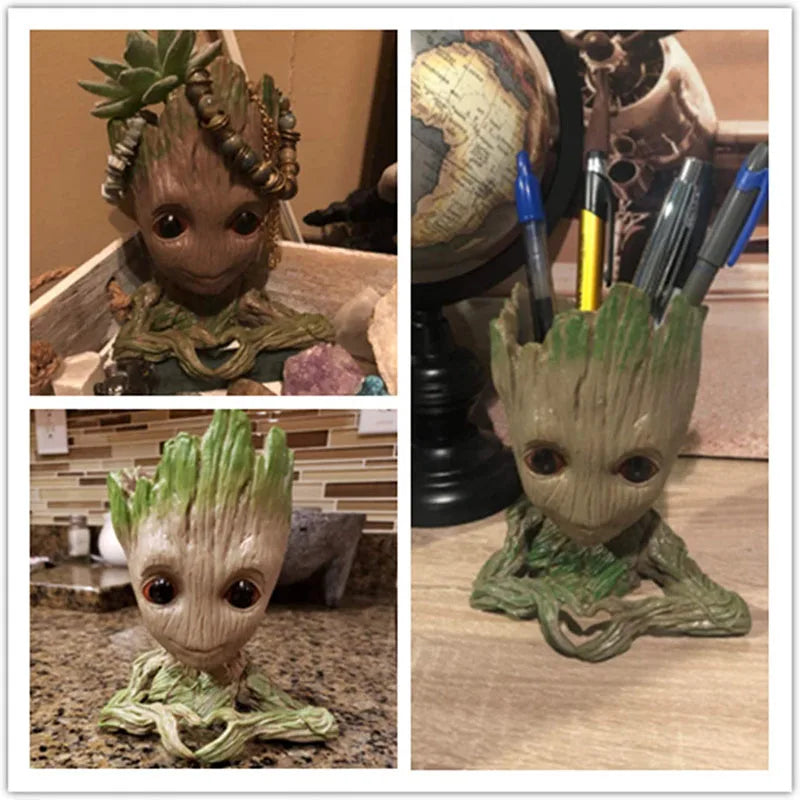 Groot Flower Pot – Planter & Pen Holder Figurine