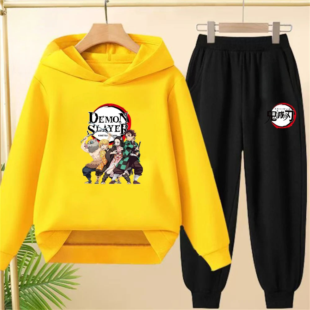 Demon Slayer Kids Hoodie & Pants Set