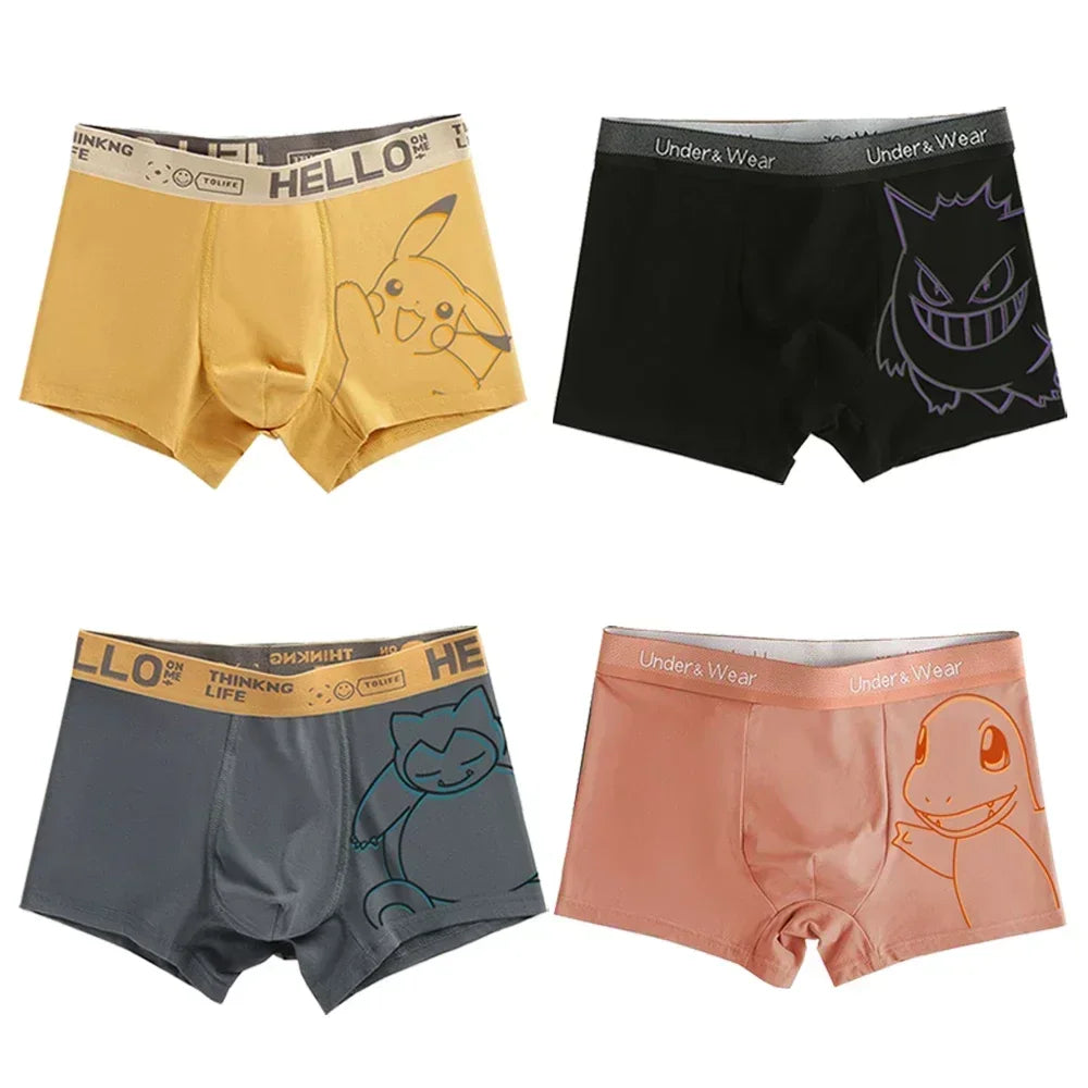 Pokémon Boxer Briefs – Charizard, Pikachu & Gengar