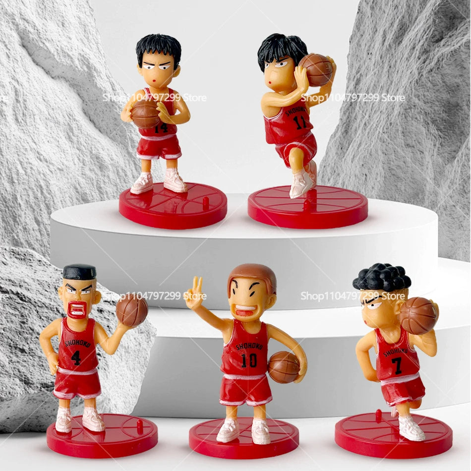 Slam Dunk Basketball Team Figures – 5pcs Set