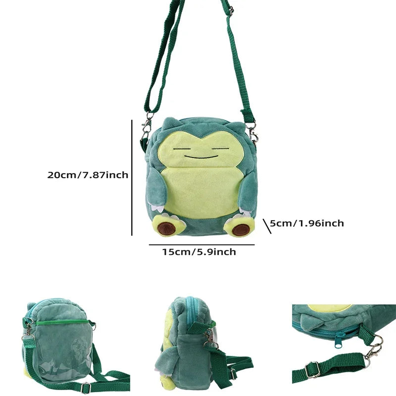 Pokémon Plush Backpack – Gengar, Snorlax, Lucario & More