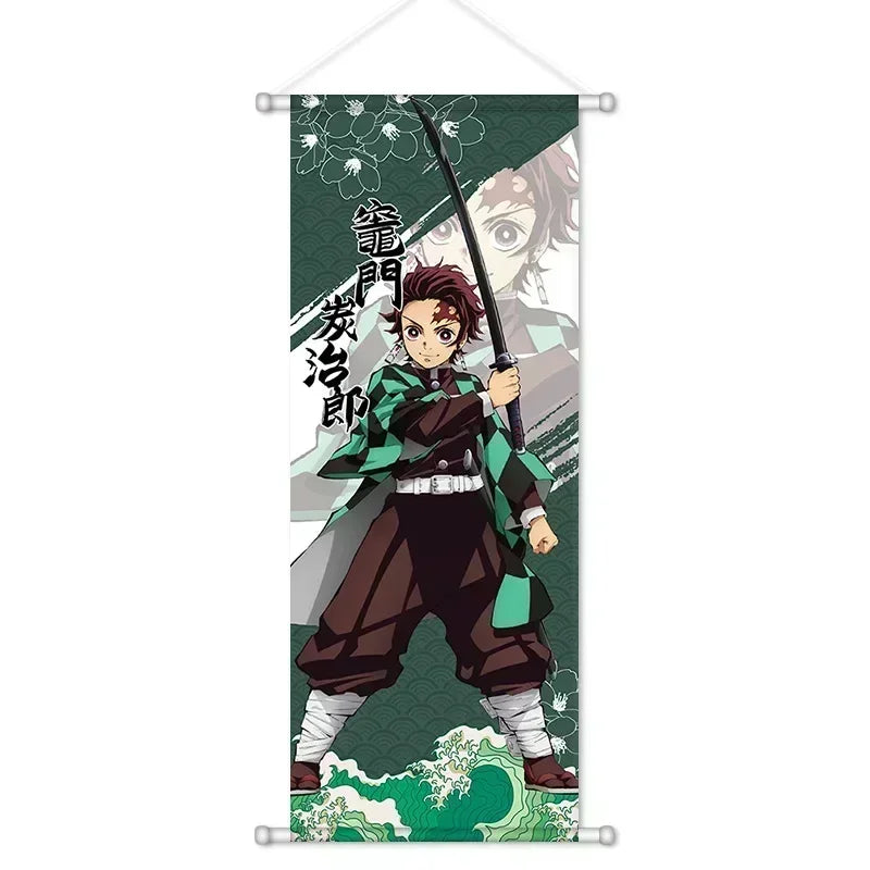 Demon Slayer Wall Art Canvas – Tanjiro & Nezuko Poster