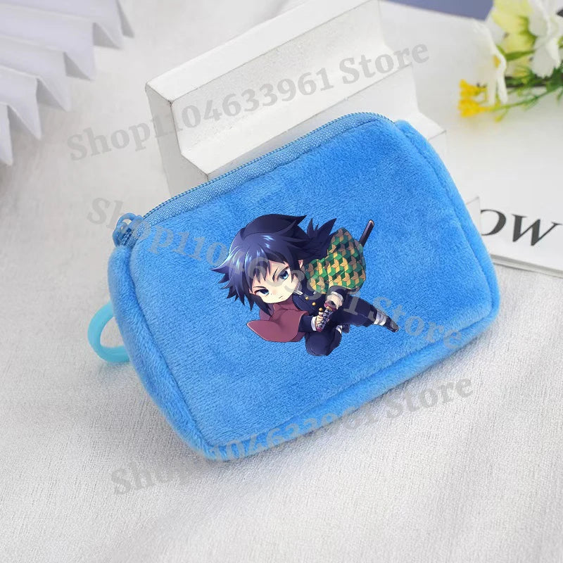 Demon Slayer Coin Purse – Anime Plush Mini Wallet