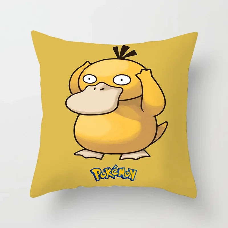 Pikachu Pillow Cover 45x45cm – Pokémon Cushion Case
