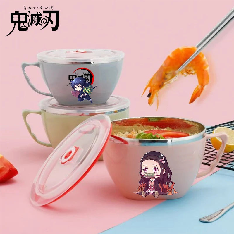 Demon Slayer Stainless Steel Noodle Bowl