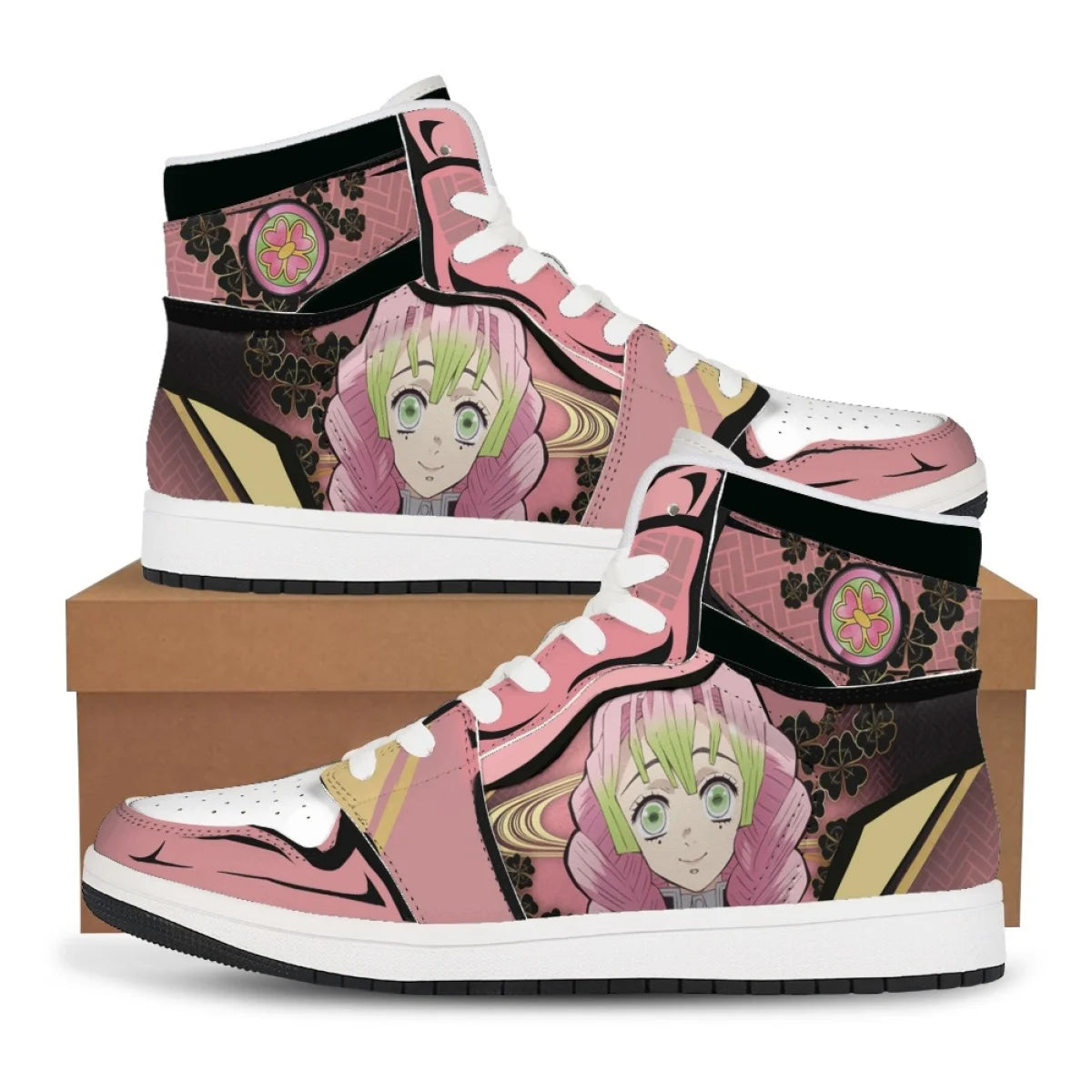 Demon Slayer Basketball Sneakers – Tanjiro & Nezuko Shoes