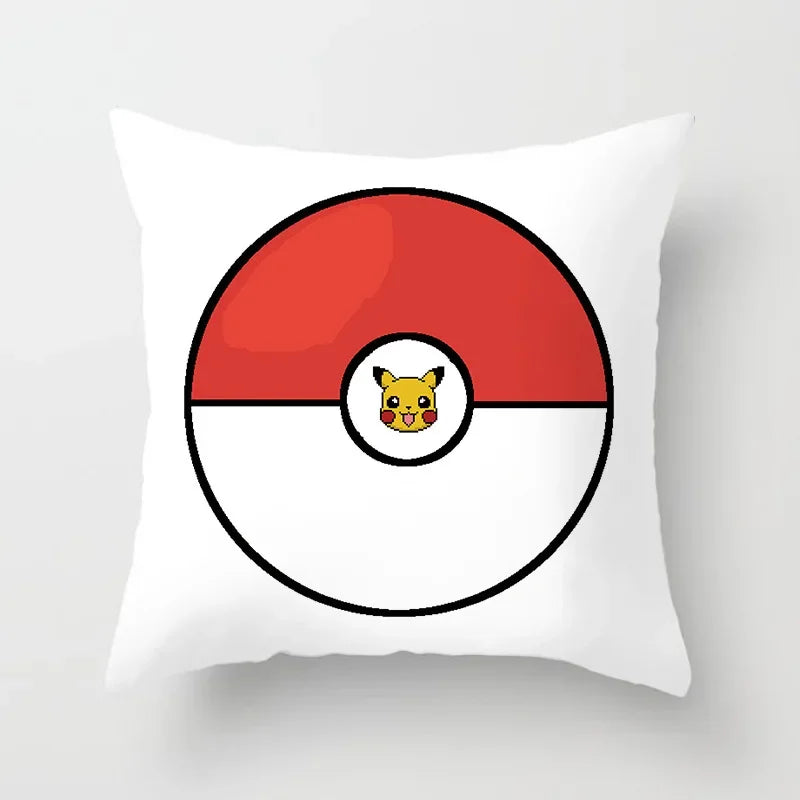 Pikachu Pillow Cover 45x45cm – Pokémon Cushion Case