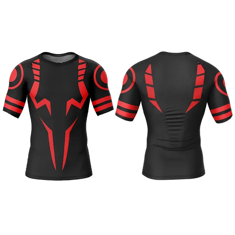 Jujutsu Kaisen 3D Print Gym T-Shirt – Oversized Anime Tee