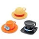 Upside-Down Hat Mug & Saucer – Creative Coffee Cup