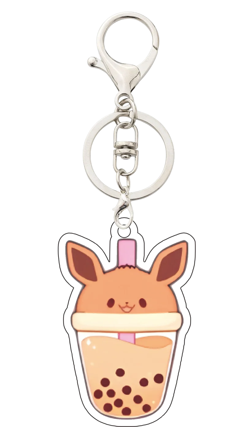 Pokémon Acrylic Keychain – Eevee, Gengar & Snorlax 5cm