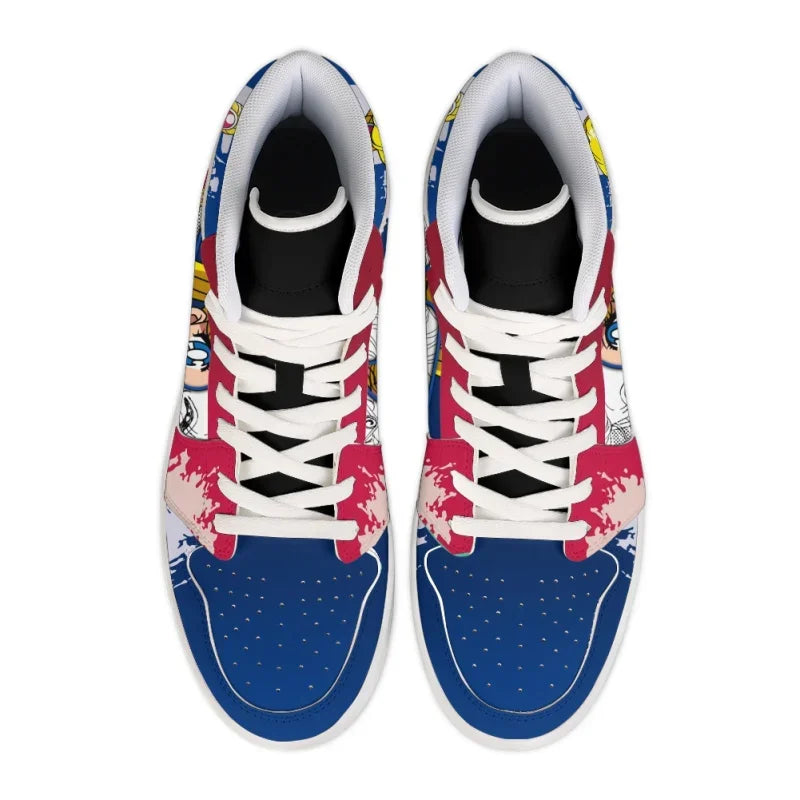 Usagi Tsukino High-Top Sneakers – Sailor Moon Anime Shoes