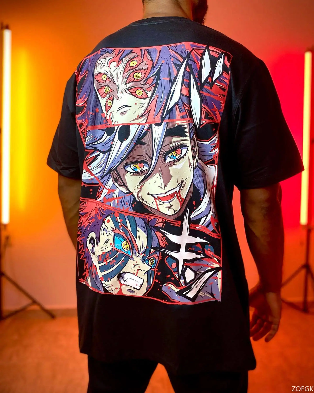 Demon Slayer Oversized Graphic T-Shirt